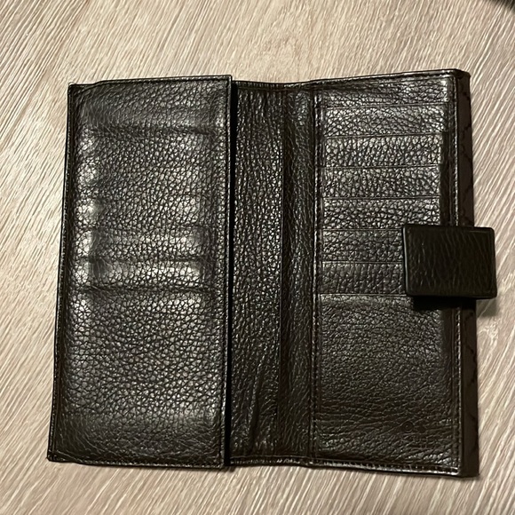 Gucci brown nylon eclipse long wallet - Picture 6 of 8